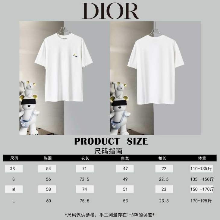 Dior T Shirts Short _SKUDiorXS-Lxetr24815426